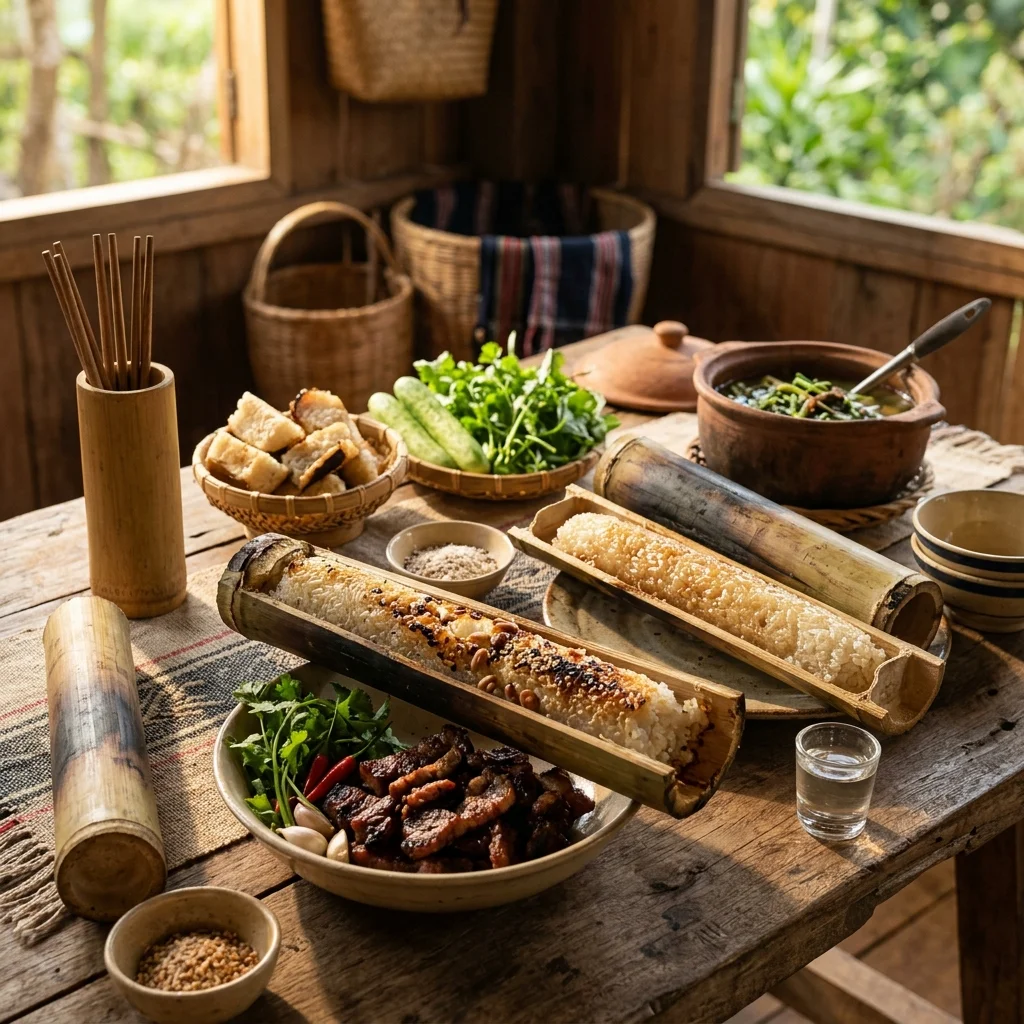 Cách làm cơm lam ống tre thơm ngon theo truyền thống