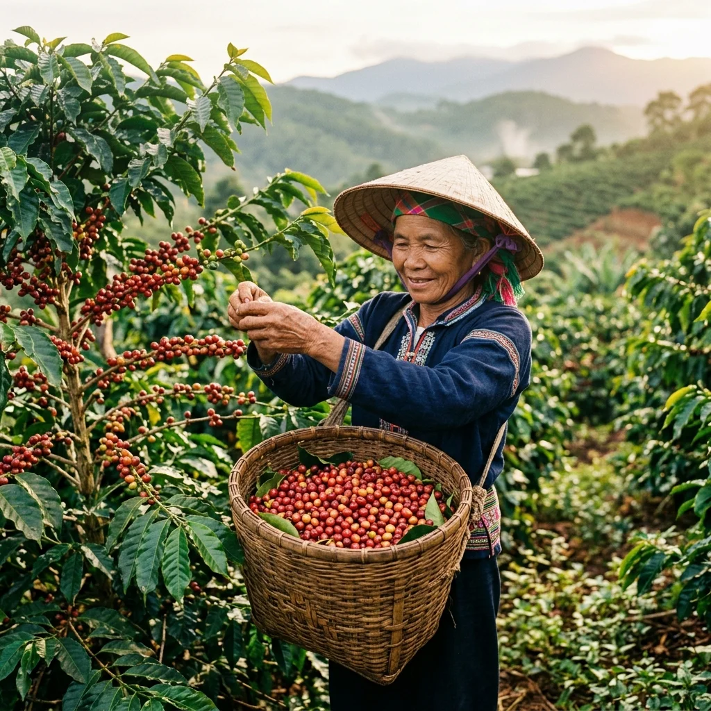 Mùa thu hoạch cà phê Tây Nguyên: Văn hóa và ẩm thực